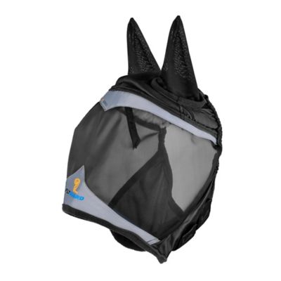 Image showing  FlyGuard Pro Fine Mesh Fly Mask with Ear