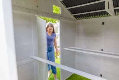 Image showing 6 th Zylina Modern Chicken Barn With Poultry Pen & Coop Connection