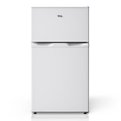 TCL 3.1 cu. ft. Double Door Refrigerator with Freezer, White