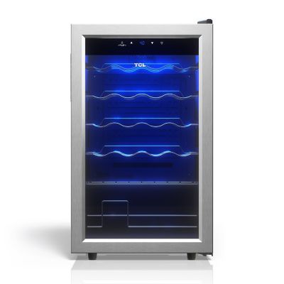 TCL 2.4 cu. ft. Single Zone 24 Wine Bottles Beverage & Wine Cooler