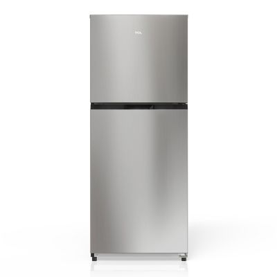 TCL 10.1 cu. ft. Double Door Refrigerator with Freezer, Silver