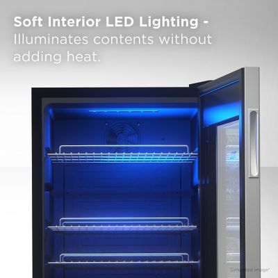 Image showing  2.4 cu. ft. Single Zone 121 Cans Beverage Cooler