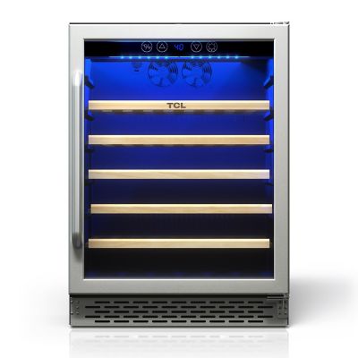 TCL 5.3 cu. ft. Single Zone 52 Wine Bottles Beverage & Wine Cooler