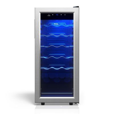 TCL 1.8 cu. ft. Single Zone 18 Wine Bottles Beverage & Wine Cooler