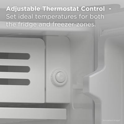 Image showing  4.5 cu. ft. Compact Single Door Refrigerator without Freezer, Silver