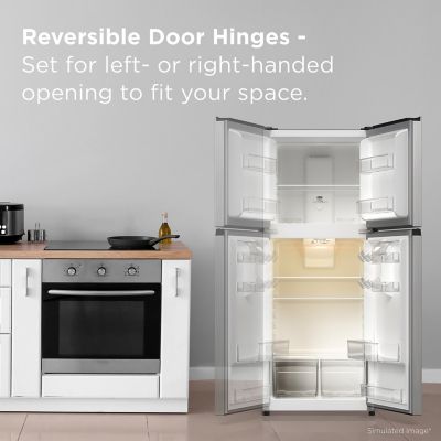 Image showing  11.6 cu. ft. Counter-Depth Refrigerator with Freezer, Silver