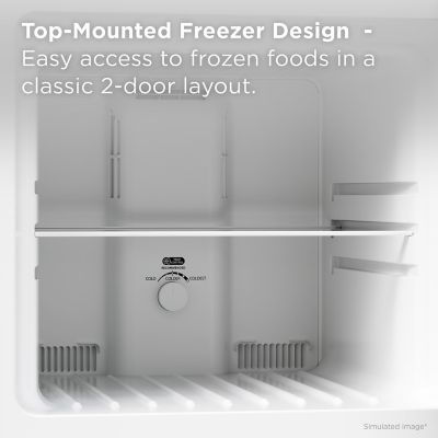 Image showing 7 th TCL 11.6 cu. ft. Counter-Depth Refrigerator with Freezer, Silver