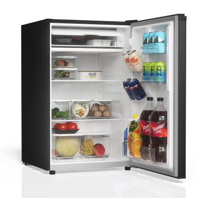 Image showing 7 th TCL 4.5 cu. ft. Compact Single Door Refrigerator without Freezer, Black