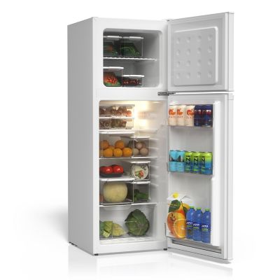 Image showing 8 th TCL 4.7 cu. ft. Double Door Refrigerator with Freezer, White