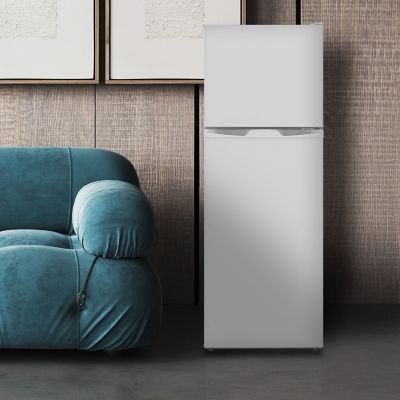 Image showing 9 th TCL 4.7 cu. ft. Double Door Refrigerator with Freezer, White