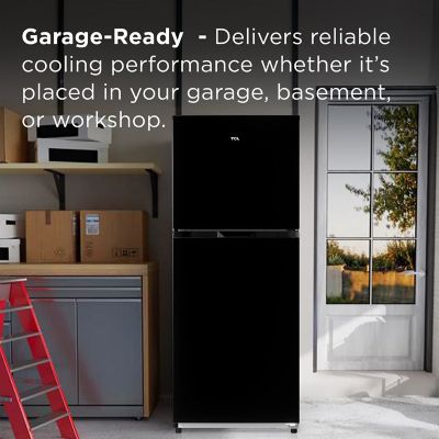 Image showing  11.6 cu. ft. Counter-Depth Refrigerator with Freezer, Black