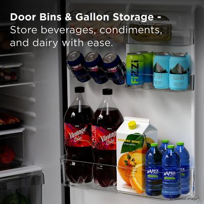 Image showing 5 th TCL 11.6 cu. ft. Counter-Depth Refrigerator with Freezer, Black