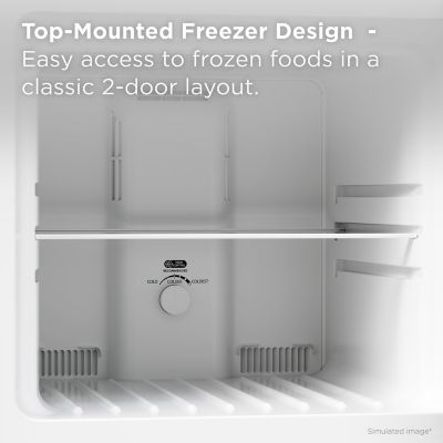 Image showing 7 th TCL 11.6 cu. ft. Counter-Depth Refrigerator with Freezer, Black
