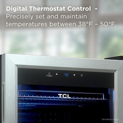 Image showing  2.4 cu. ft. Single Zone 102 Cans Beverage Cooler