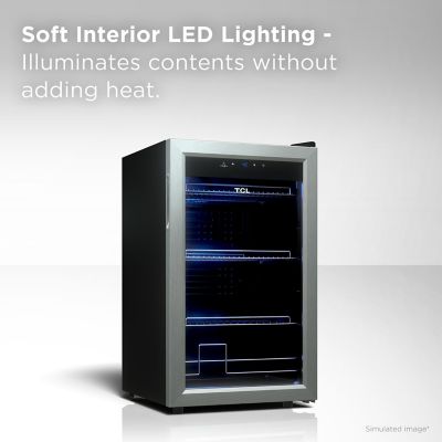 Image showing  2.4 cu. ft. Single Zone 102 Cans Beverage Cooler