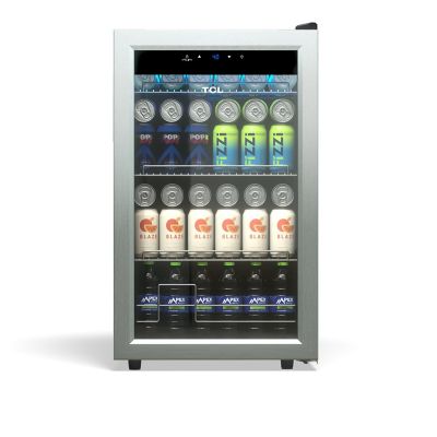 Image showing 8 th TCL 2.4 cu. ft. Single Zone 102 Cans Beverage Cooler