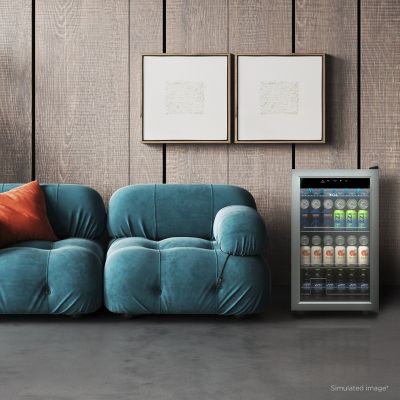 Image showing 9 th TCL 2.4 cu. ft. Single Zone 102 Cans Beverage Cooler