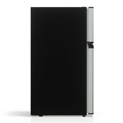 Image showing 7 th TCL 3.1 cu. ft. Double Door Refrigerator with Freezer, Silver