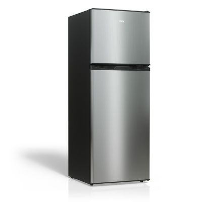 Image showing 6 th TCL 4.7 cu. ft. Double Door Refrigerator with Freezer, Silver