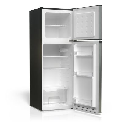 Image showing 7 th TCL 4.7 cu. ft. Double Door Refrigerator with Freezer, Silver