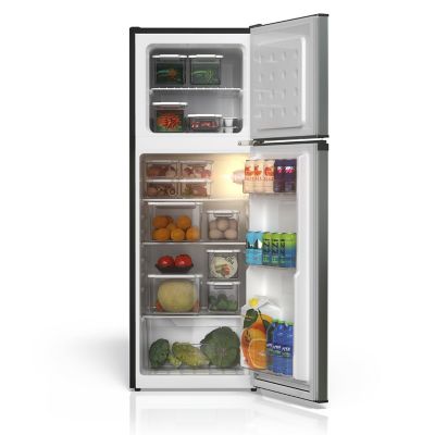 Image showing 8 th TCL 4.7 cu. ft. Double Door Refrigerator with Freezer, Silver