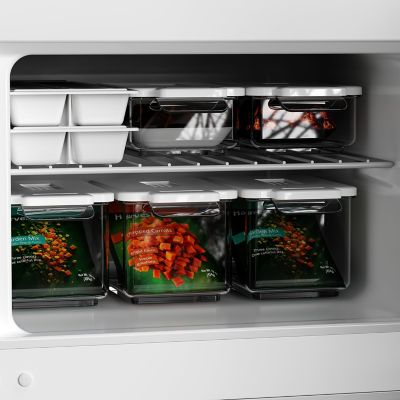 Image showing 7 th TCL 7.3 cu. ft. Double Door Refrigerator with Freezer, Silver