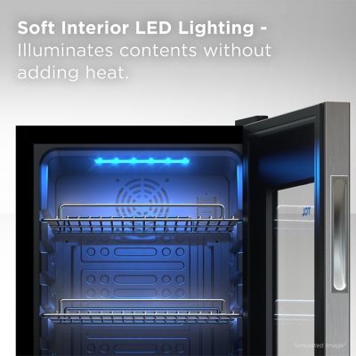 Image showing  1.8 cu. ft. Single Zone 50 Cans Beverage Cooler