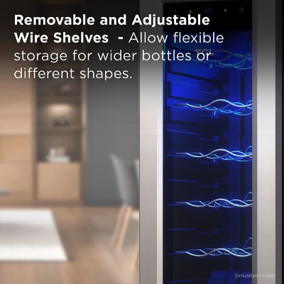 Image showing  1.24 cu. ft. Single Zone 12 Wine Bottles Beverage & Wine Cooler