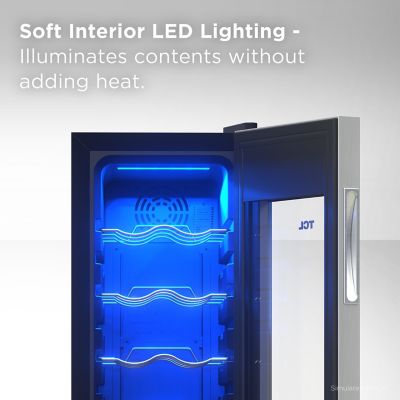 Image showing  1.24 cu. ft. Single Zone 12 Wine Bottles Beverage & Wine Cooler