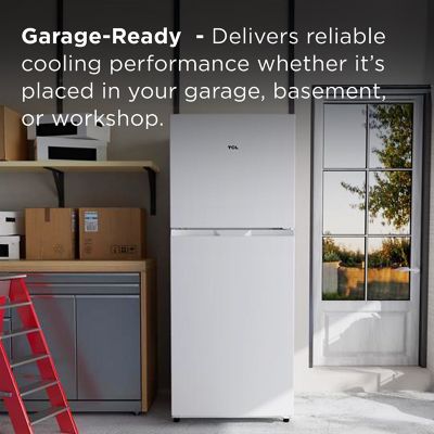 Image showing  11.6 cu. ft. Counter-Depth Refrigerator with Freezer, White