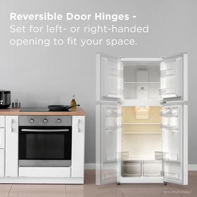 Image showing  11.6 cu. ft. Counter-Depth Refrigerator with Freezer, White