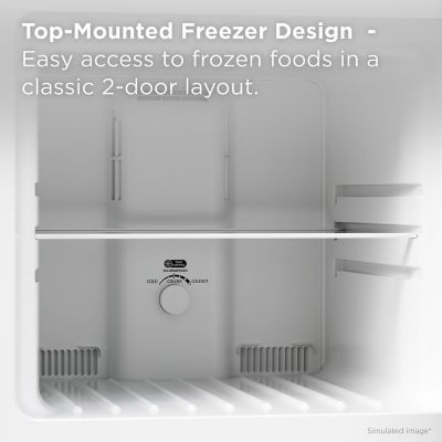 Image showing 7 th TCL 11.6 cu. ft. Counter-Depth Refrigerator with Freezer, White