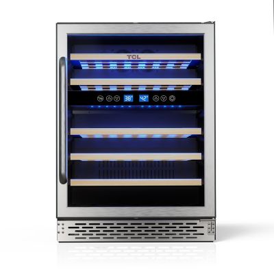 TCL 24 in. Single Zone 46 Wine Bottles Beverage & Wine Cooler