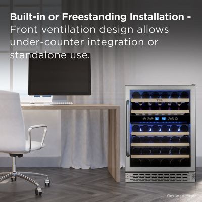Image showing 5 th TCL 24 in. Single Zone 46 Wine Bottles Beverage & Wine Cooler