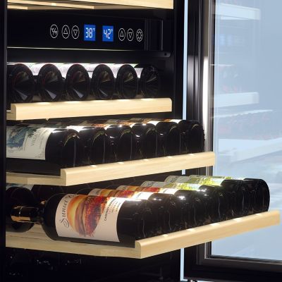 Image showing 8 th TCL 24 in. Single Zone 46 Wine Bottles Beverage & Wine Cooler