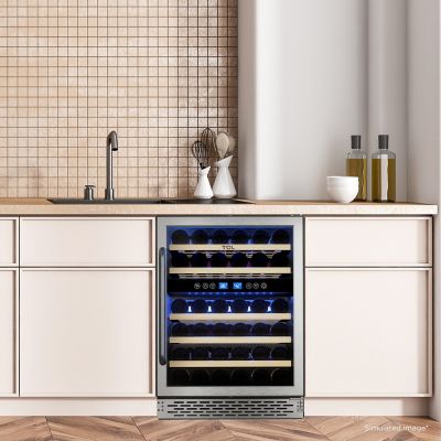 Image showing 9 th TCL 24 in. Single Zone 46 Wine Bottles Beverage & Wine Cooler