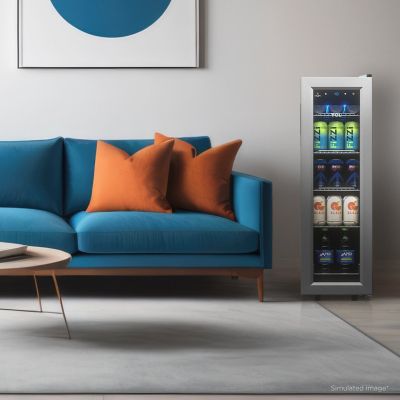 Image showing 9 th TCL 1.24 cu. ft. Single Zone 33 Cans Beverage Cooler