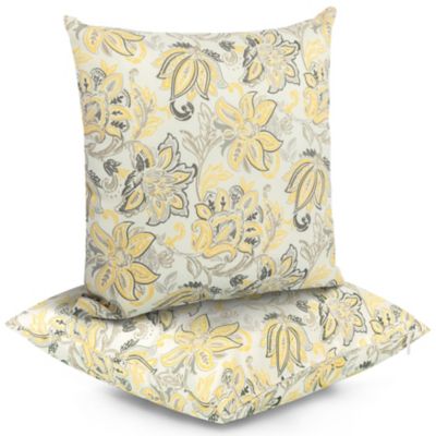 Image showing  Outdoor 2-Pack 17 x 17 x 5 in. Seat Cushions, White