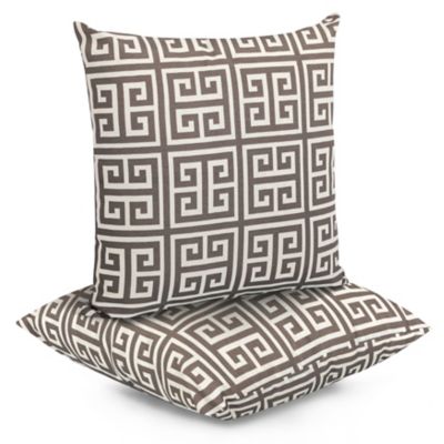 Image showing  Outdoor 2-Pack 17 x 17 x 5 in. Seat Cushions, Coffee