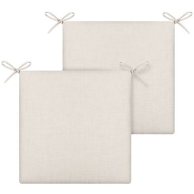 Image showing  Outdoor 2-Pack 17 x 17 x 5 in. Seat Cushions, Beige