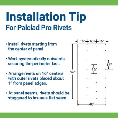 Image showing 8 th Palclad PRO HC .079 in. White 48 in. x 96 in.
