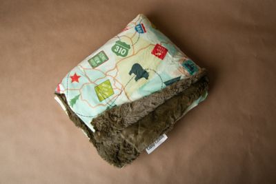 Image showing  The Throw Travel Map Picnic Blanket, CC-005TM