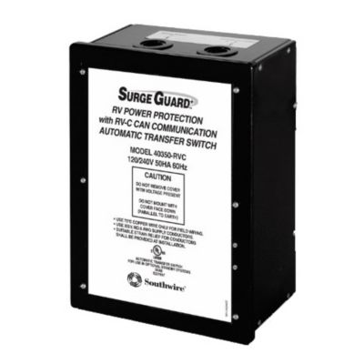 Southwire Surge Guard 50 Amps Automatic Power Transfer Switch, 40350RVC3