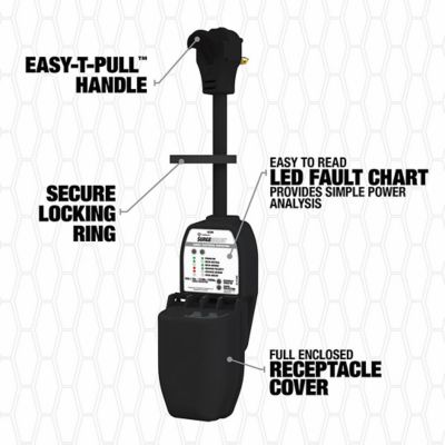 Image showing  Surge Guard 30 Amps Portable Surge Protector, 44380