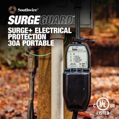 Image showing 5 th Southwire Surge Guard 30 Amps Portable Surge Protector, 44380