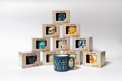 Image showing  Vintage Blues Design Ceramic Coffee Mug, 15 oz., CC-004VB