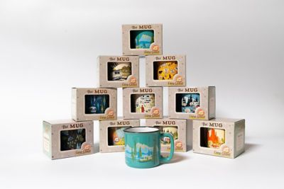 Image showing  Birds Eye View Design Ceramic Coffee Mug, 15 oz., CC-004TL