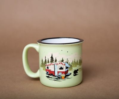 Image showing  Beary Green Design Ceramic Coffee Mug, 15 oz., CC-004G