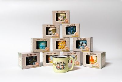 Image showing  Beary Green Design Ceramic Coffee Mug, 15 oz., CC-004G