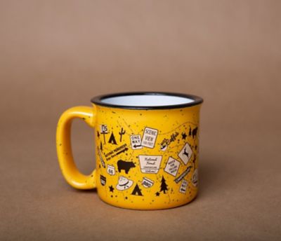 Image showing  Tangerine Trip Design Ceramic Coffee Mug, 15 oz., CC-004T